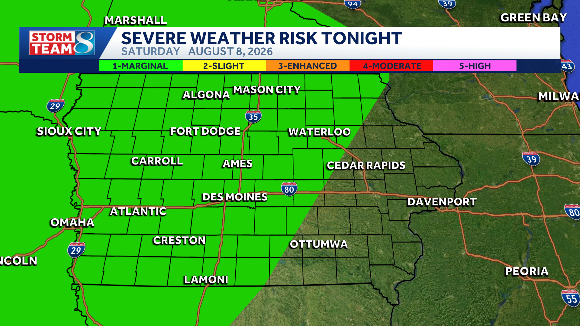 Iowa weather: More weekend storms bring isolated severe threat