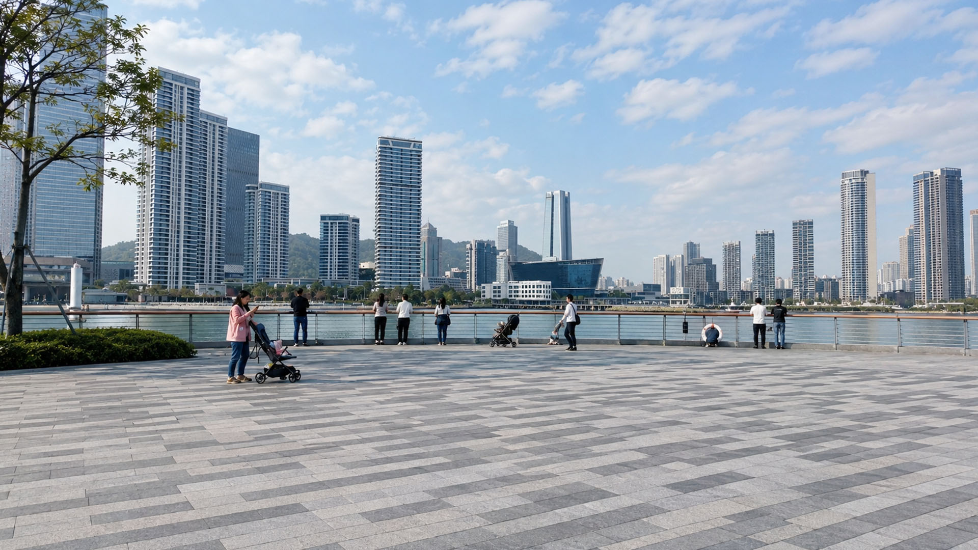 Modern architecture meets peaceful waterfront life at China's landmark ...