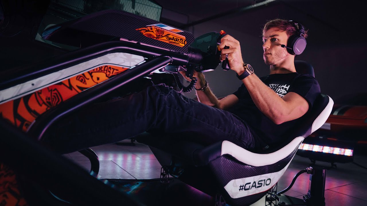 Inside a racing driver’s home simulator