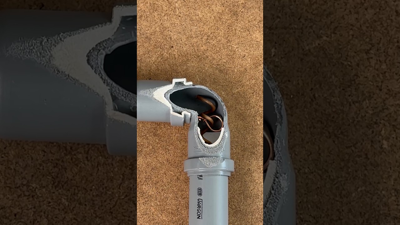Electrical wire joint inside a pipe #wirejoint #pipe #trick