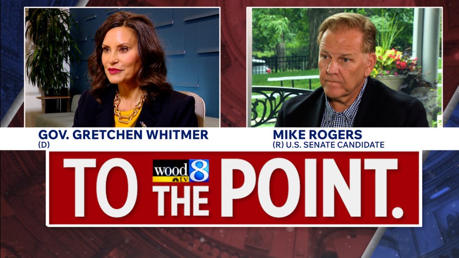 To the point: Gov. Whitmer and former Rep. Rogers on election