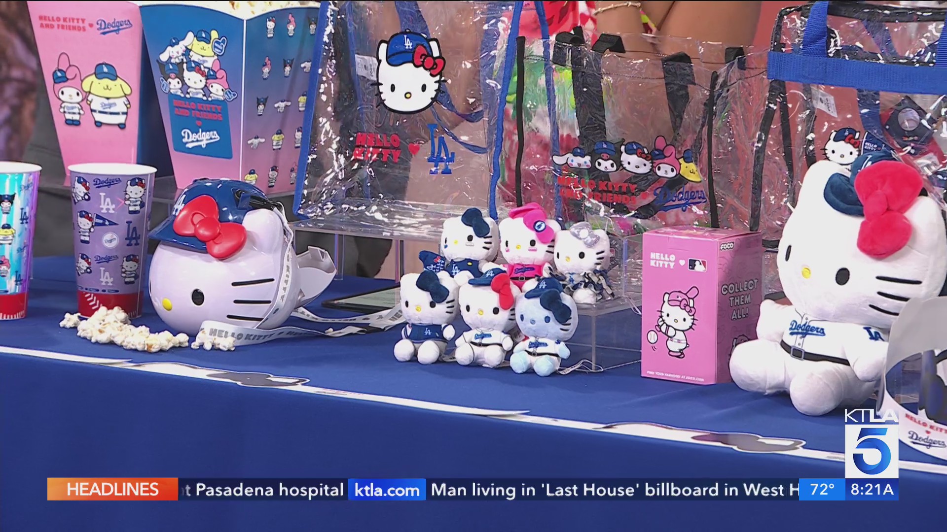 Hello Kitty takes over Dodger Stadium