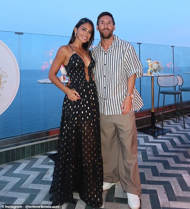 Messi's childhood sweetheart Antonela Roccuzzo has supported him throughout his career