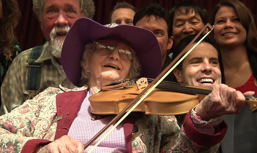 Violet Hensley, the 'Whittlin' Fiddler' and Silver Dollar City legend ...