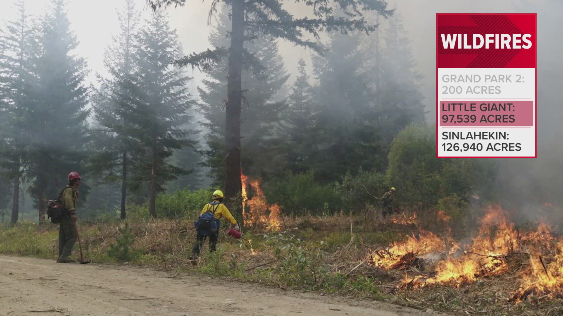 Wildfire sparks at Mt Rainier National Park, prompting closures