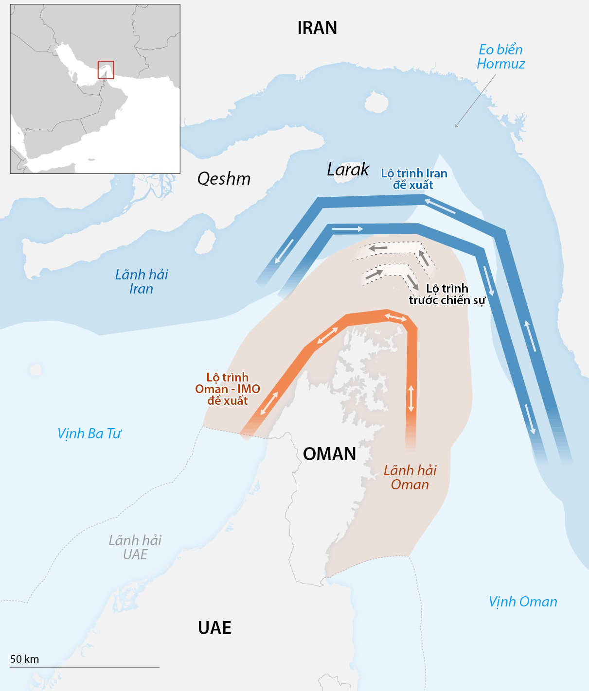 Iran nêu 6 điều kiện để mở lại eo biển Hormuz