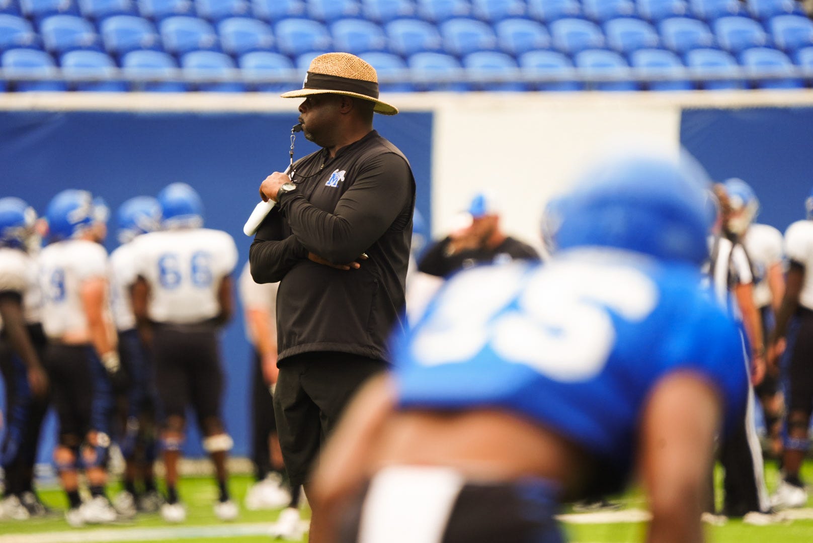 Charles Huff updates Memphis football QB competition 2 weeks before ...