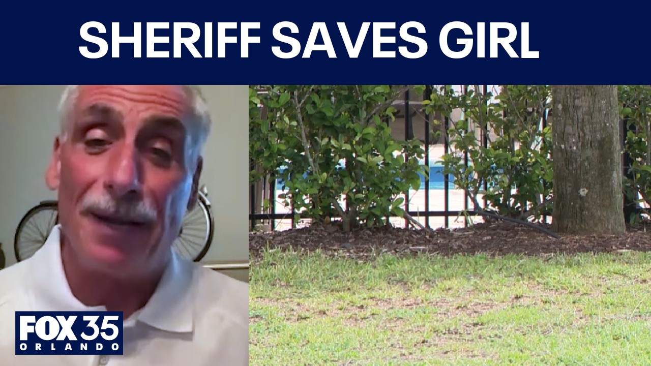 Volusia County sheriff rescues girl trapped behind community pool gate