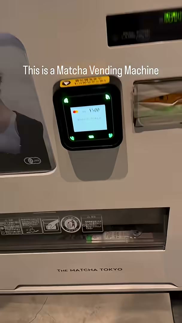 Japan is living in the future #japan #japanfood #matcha