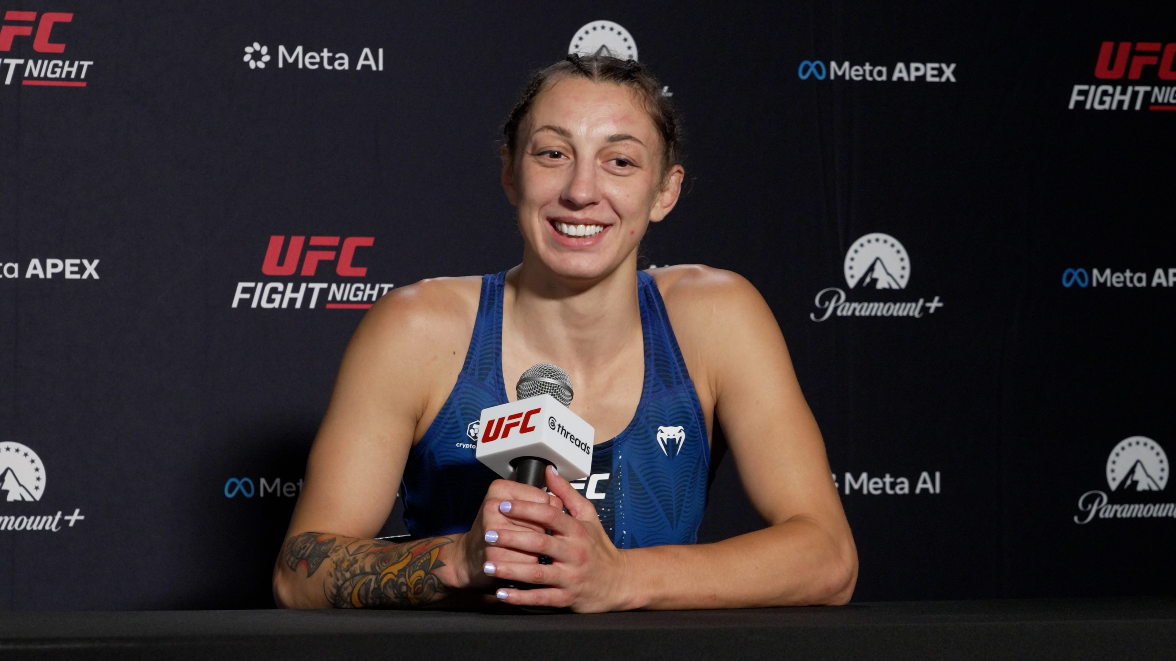Video: UFC Fight Night 284 backstage post-fight interviews with winners