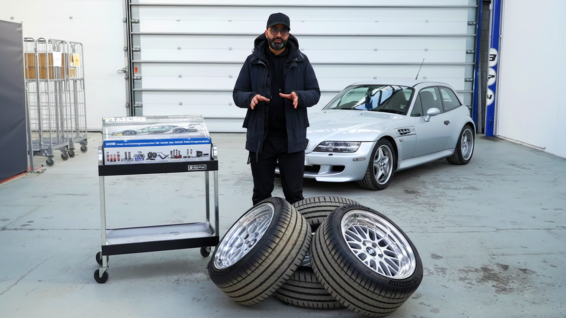 BMW Z3 M coupe receives suspension and wheel upgrades