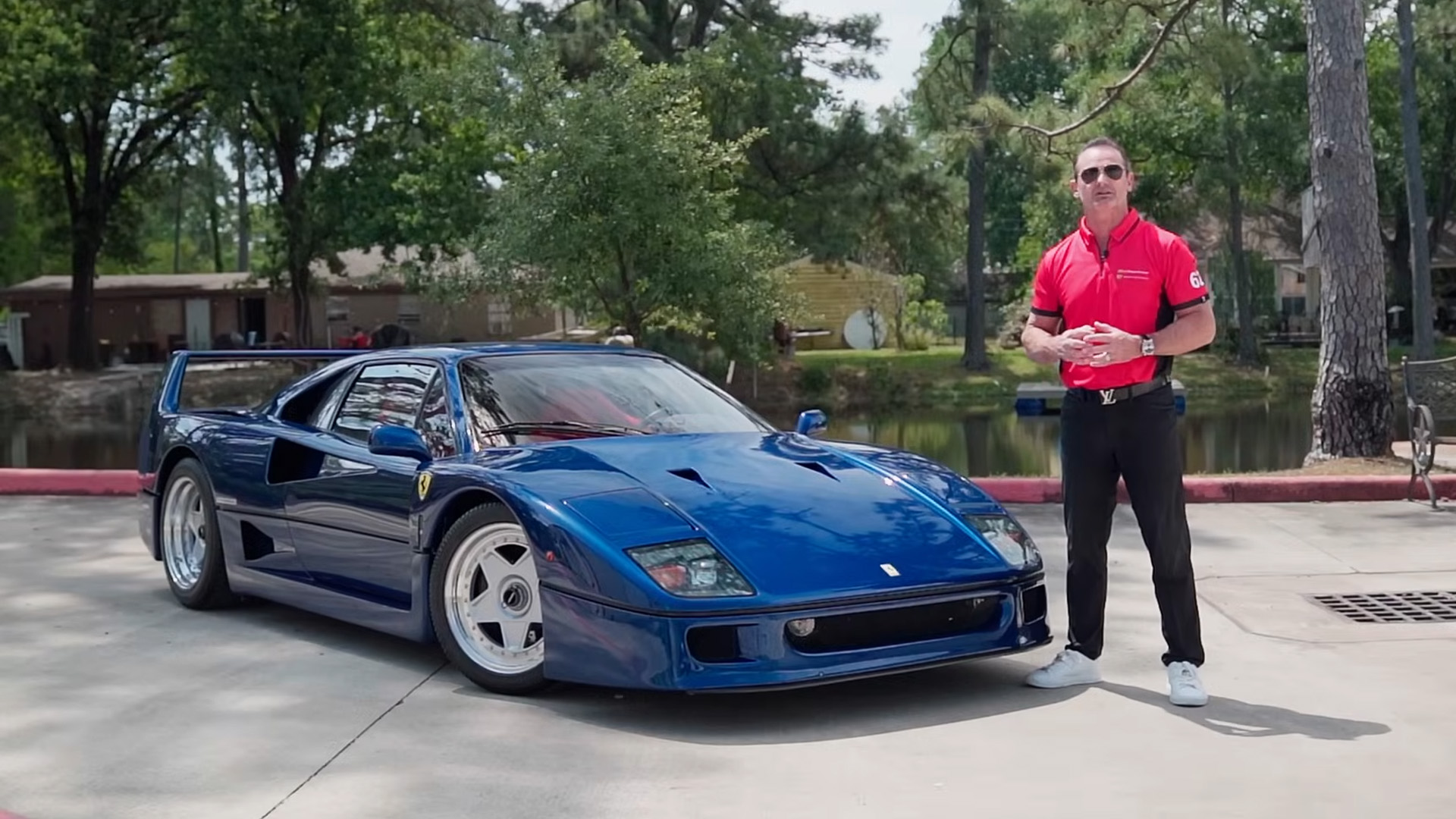 The only factory certified non red Ferrari F40