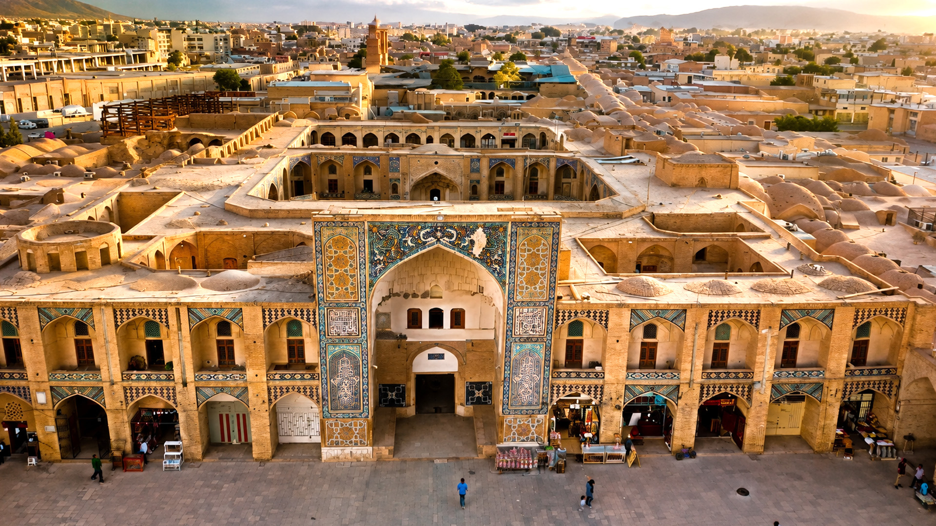 Historic Persian mosque with stunning traditional architecture