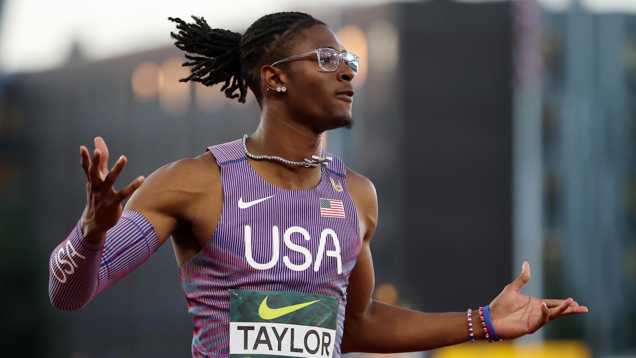 Watch Tate Taylor make history with 200m record time at U20 World ...