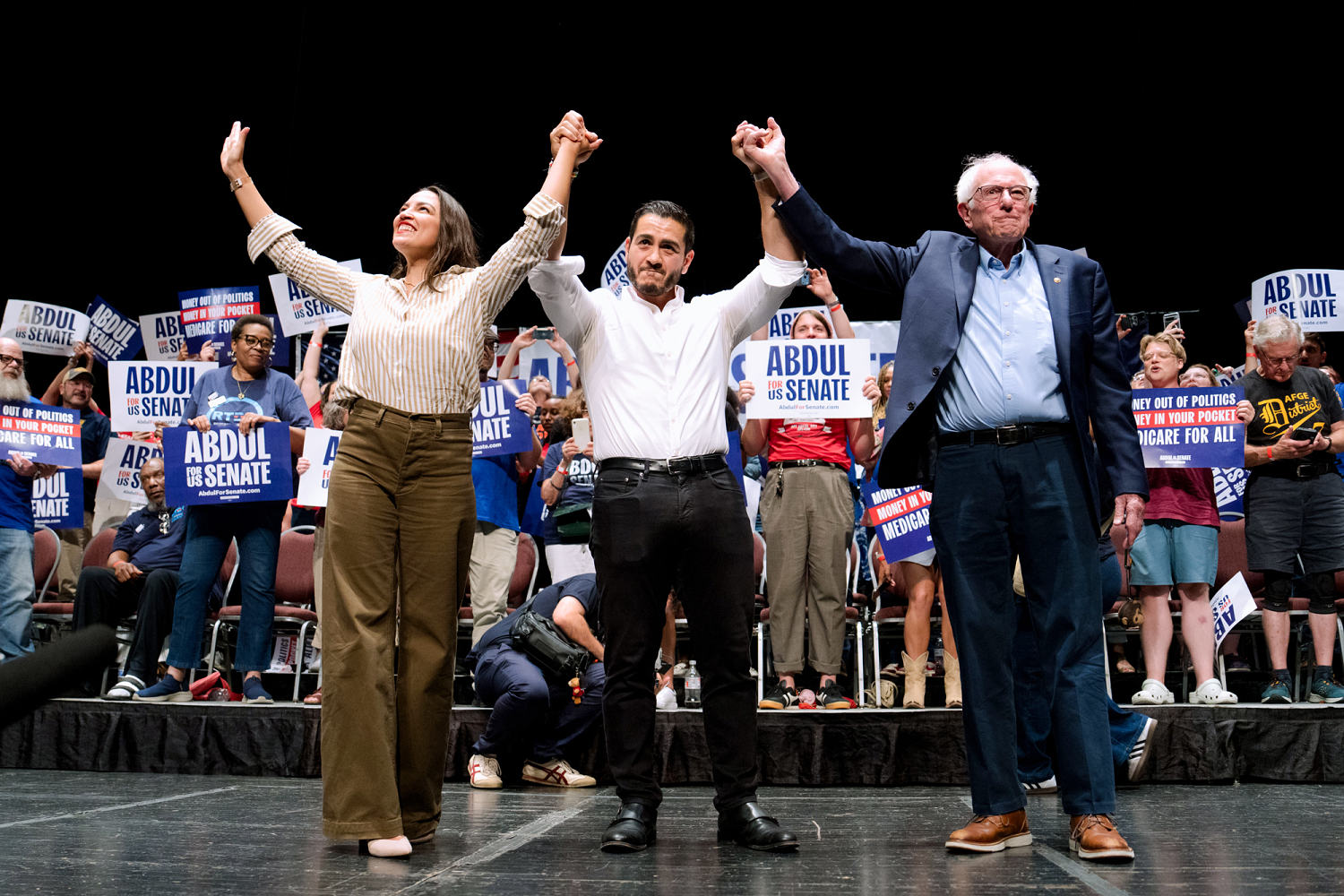 Why AOC was in a deep-red part of Michigan: From the politics desk