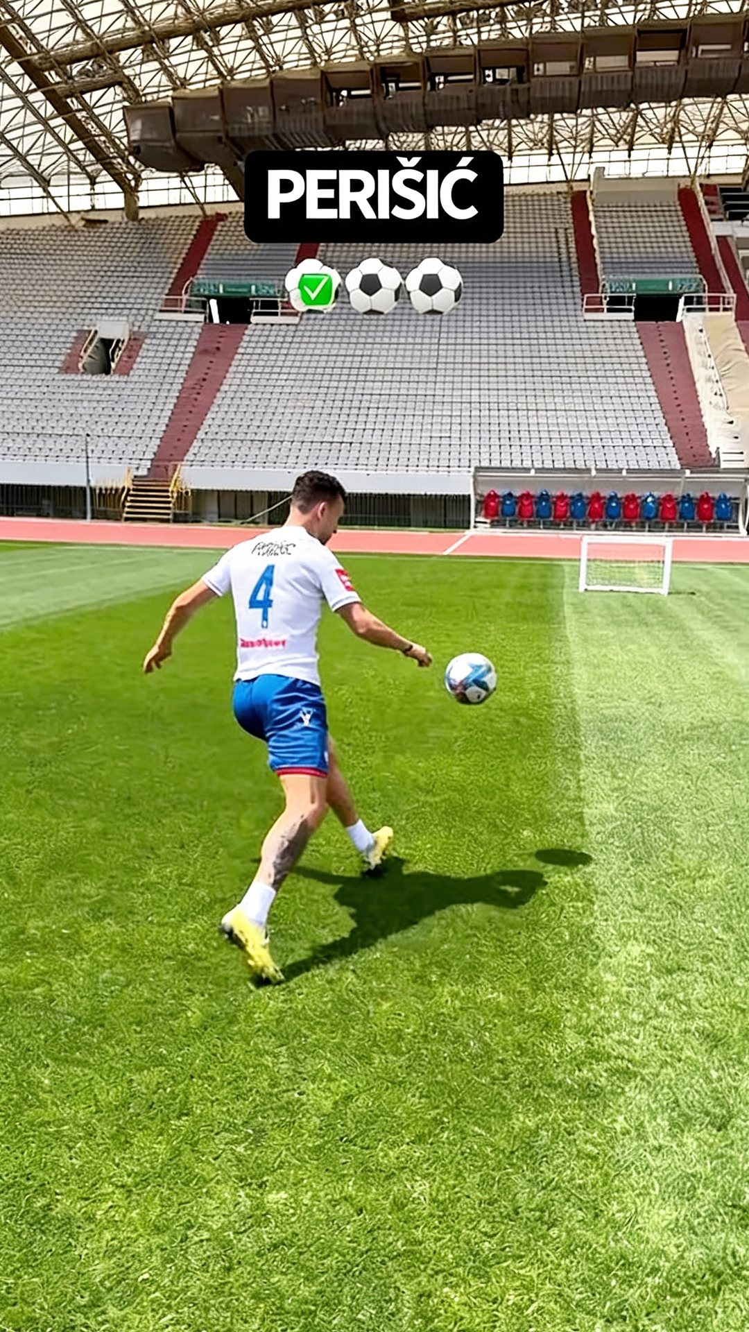 A finishing test reveals Perišić’s shooting precision