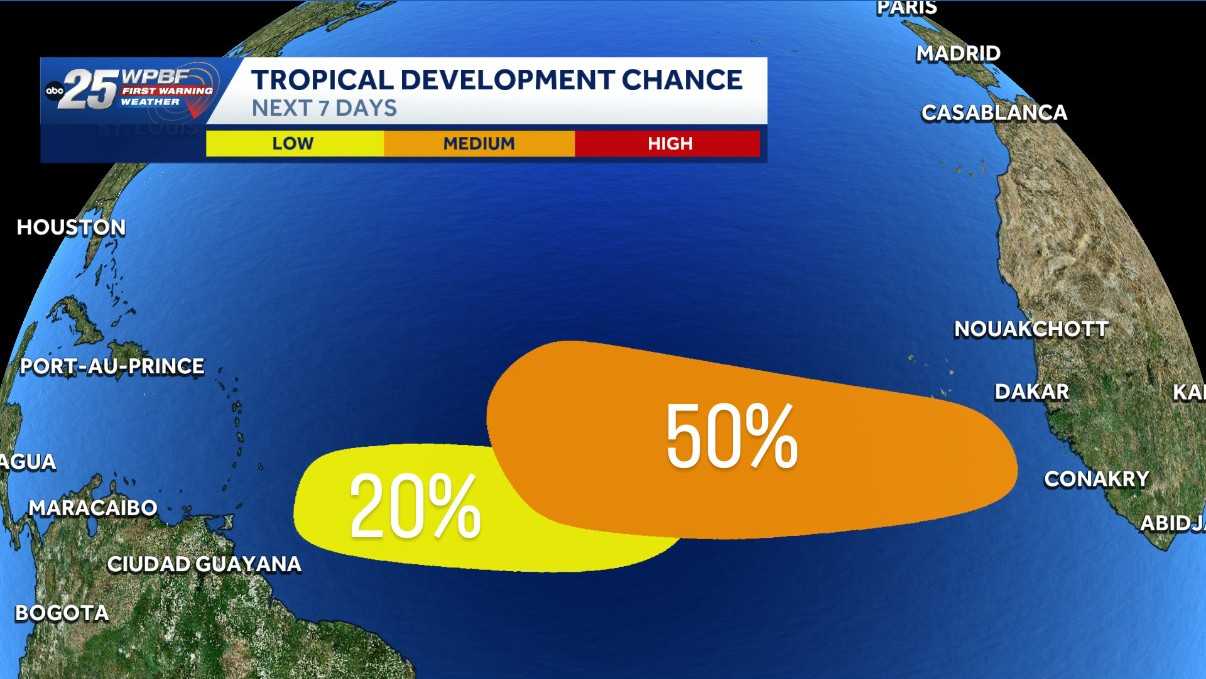 National Hurricane Center monitoring 2 tropical waves in eastern Atlantic
