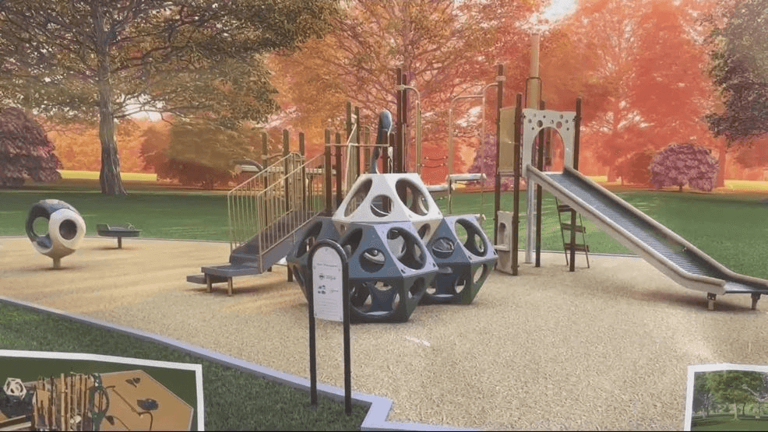 Playground designed by children to be constructed in Centre Co.