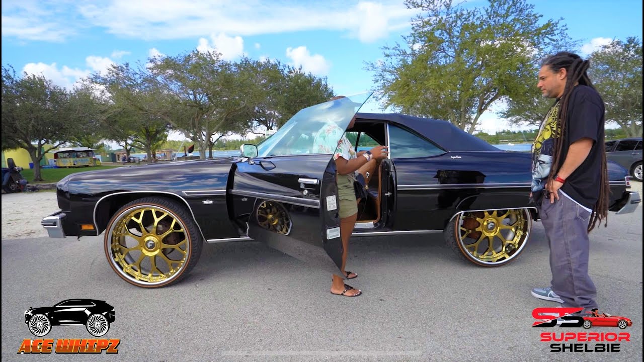 Black 75 Chevy Caprice vert on gold 26