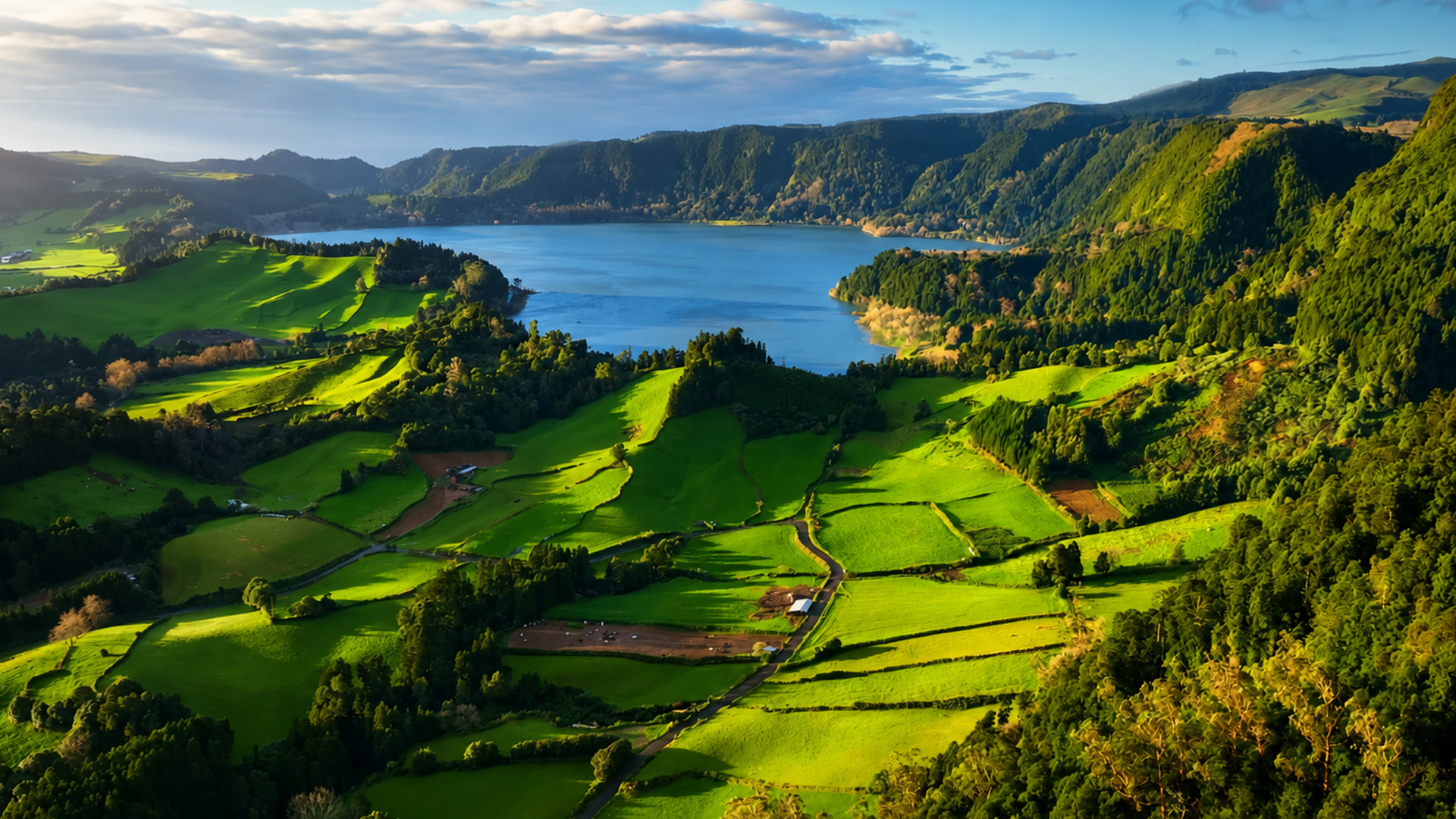 People farm inside this massive volcanic crater