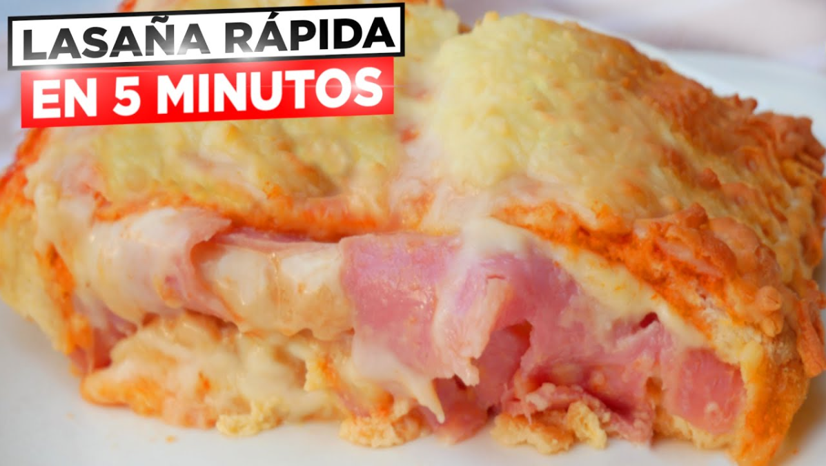Rollitos gratinados fáciles en 5 minutos tipo lasaña de pan