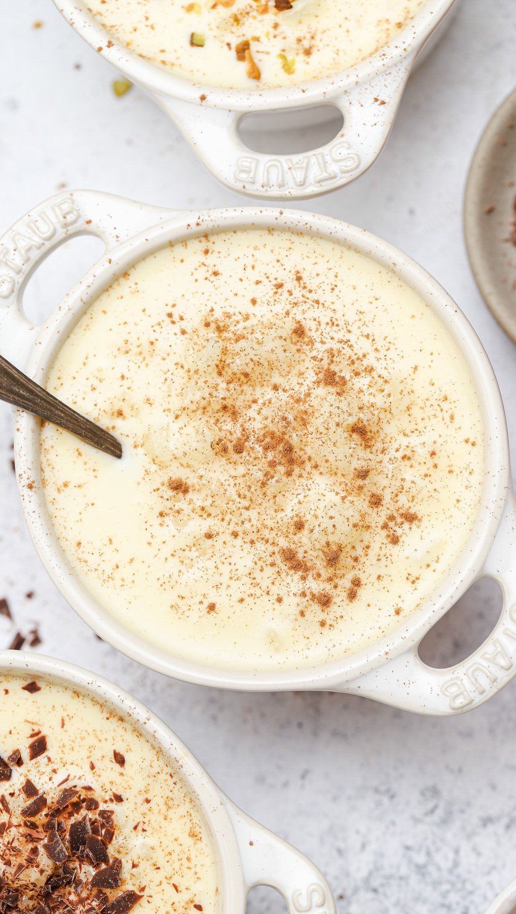 Creamy rice pudding that is delicious warm or cold