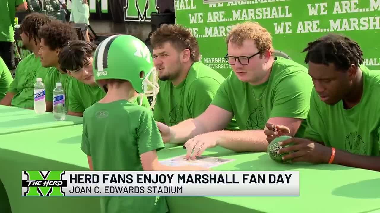Fun times at Marshall fan day