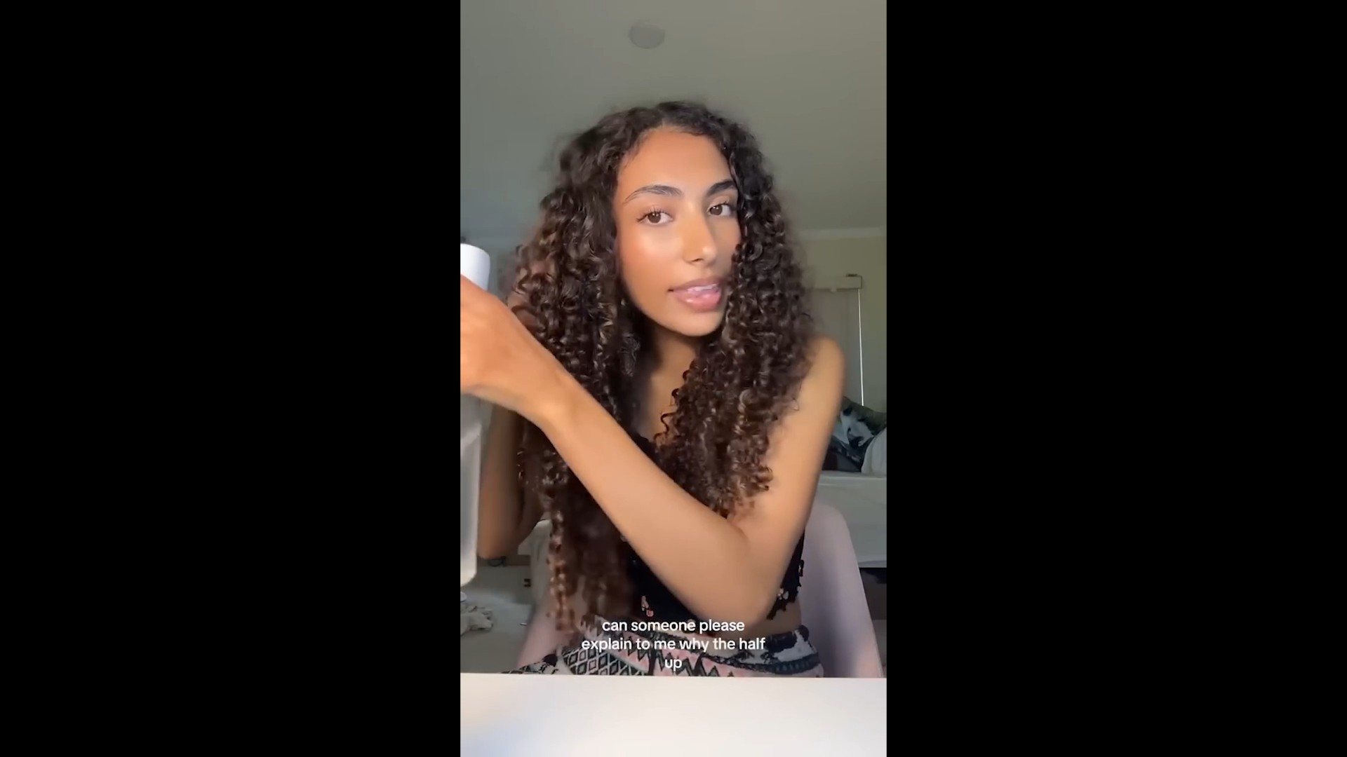 Curly hair GRWM and styling routine compilation