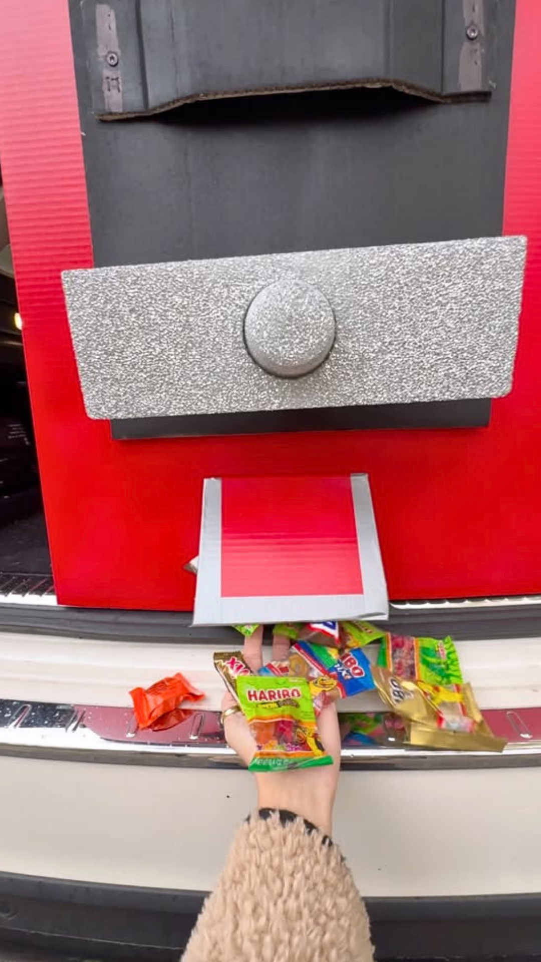 Genius trunk or treat DIY candy car idea