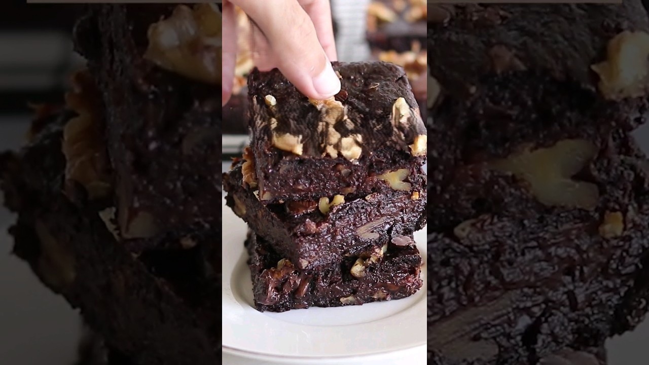 Got ripe bananas? Turn them into this... These banana walnut brownies ...