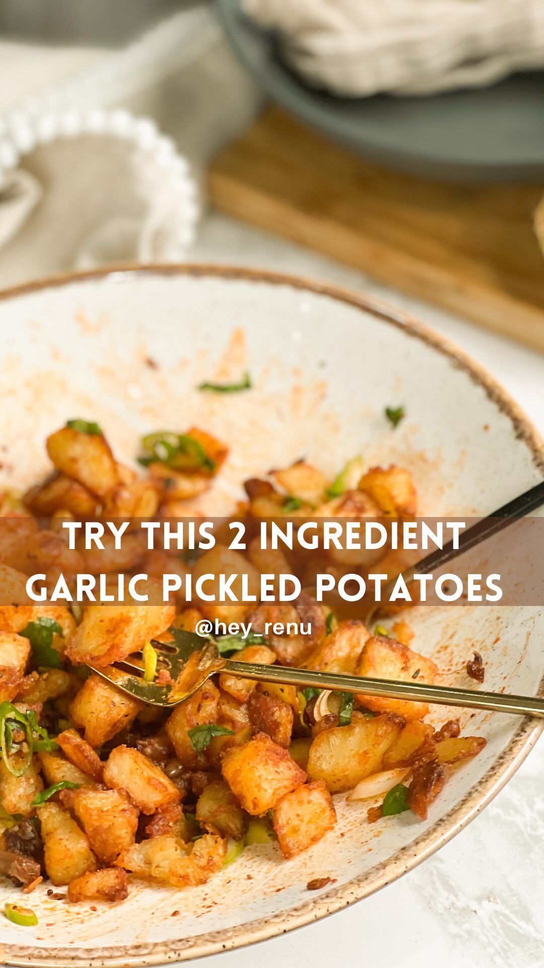 2 ingredient garlic pickle potatoes you need to try
