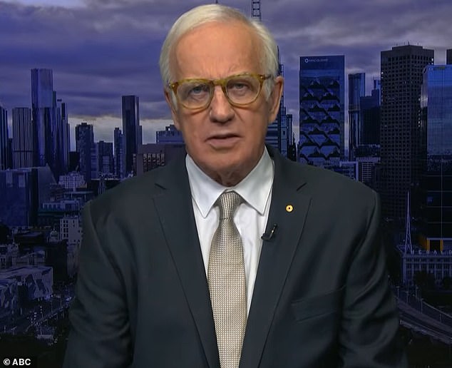 Alan Kohler (above) warned property prices are unlikely to, meaningfully, lower and high interest rates will stay in place
