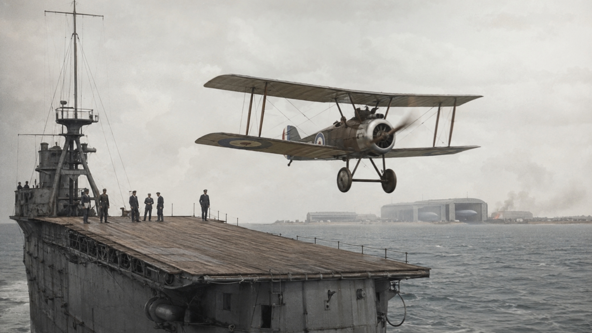 Le raid aéronaval de la Première Guerre mondiale contre la base de ...