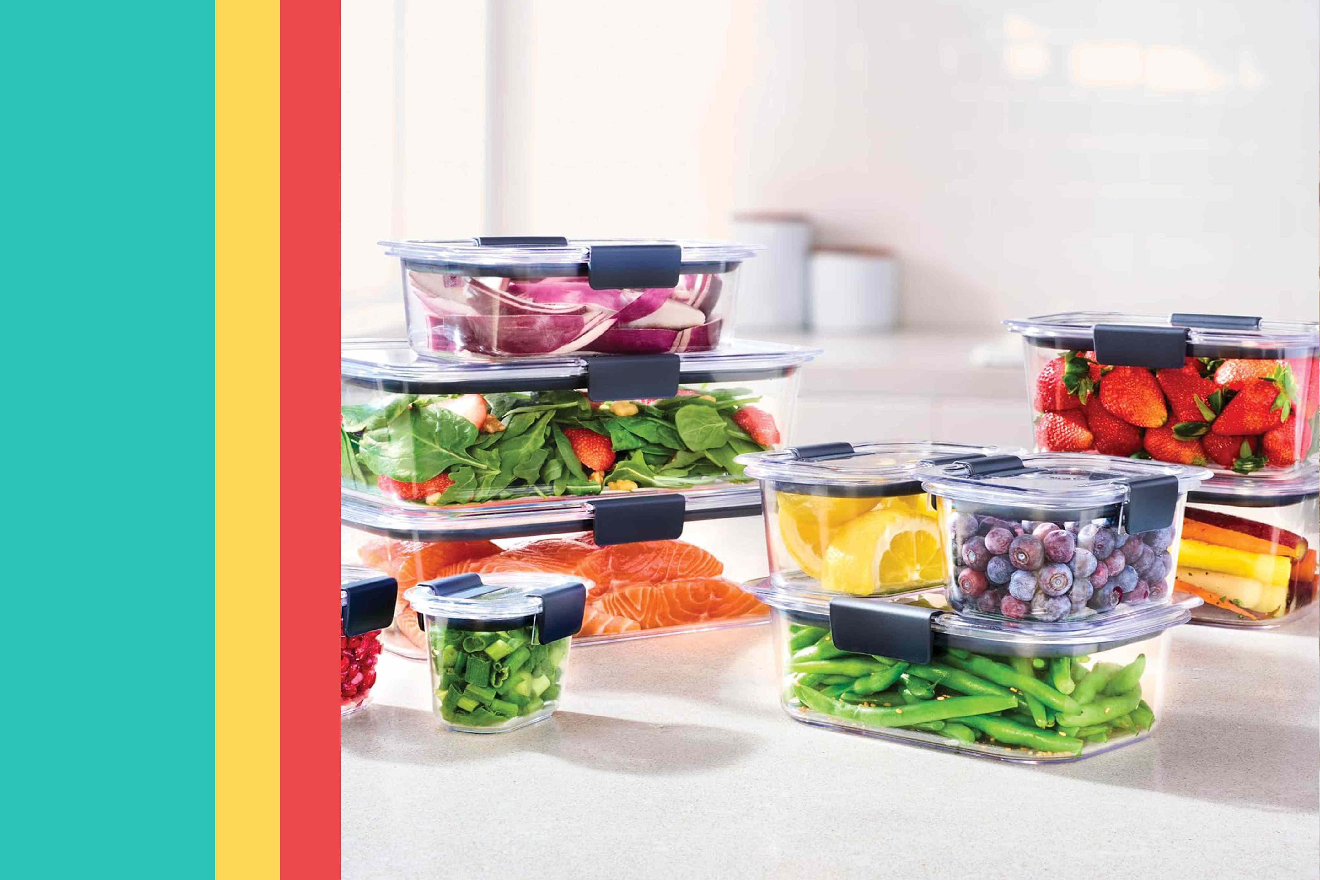 Pyrex, Tupperware, Rubbermaid, and OXO food storage containers are on sale from just 36 cents apiece
