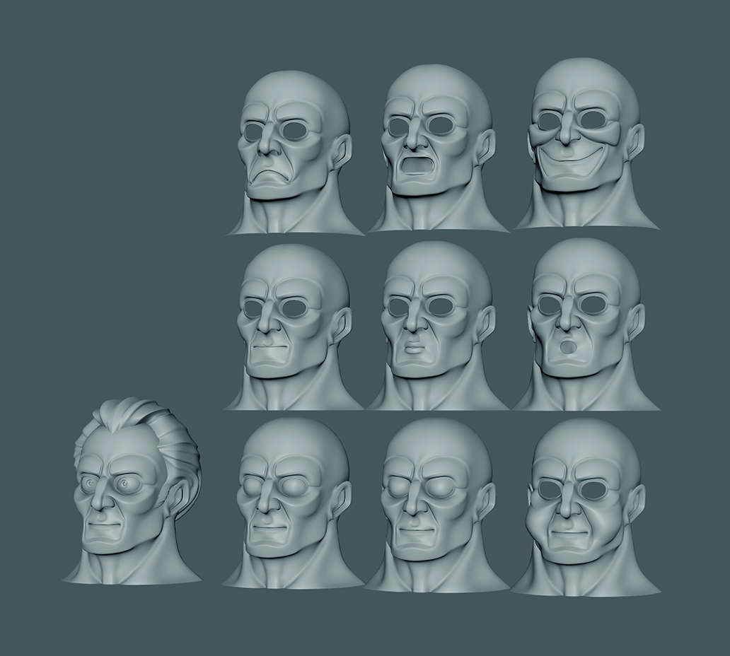 What are blend shapes in 3D animation, and how do you use them?