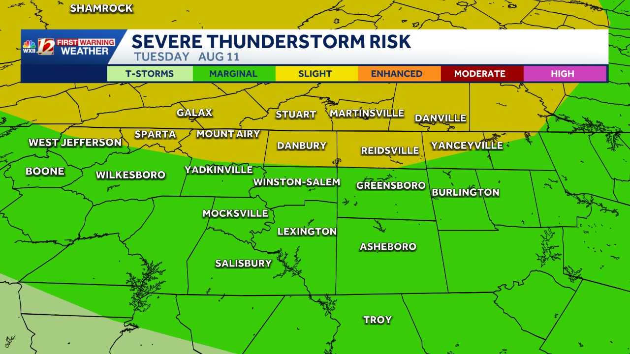 Piedmont Triad storm and flood risks return Thursday and Friday