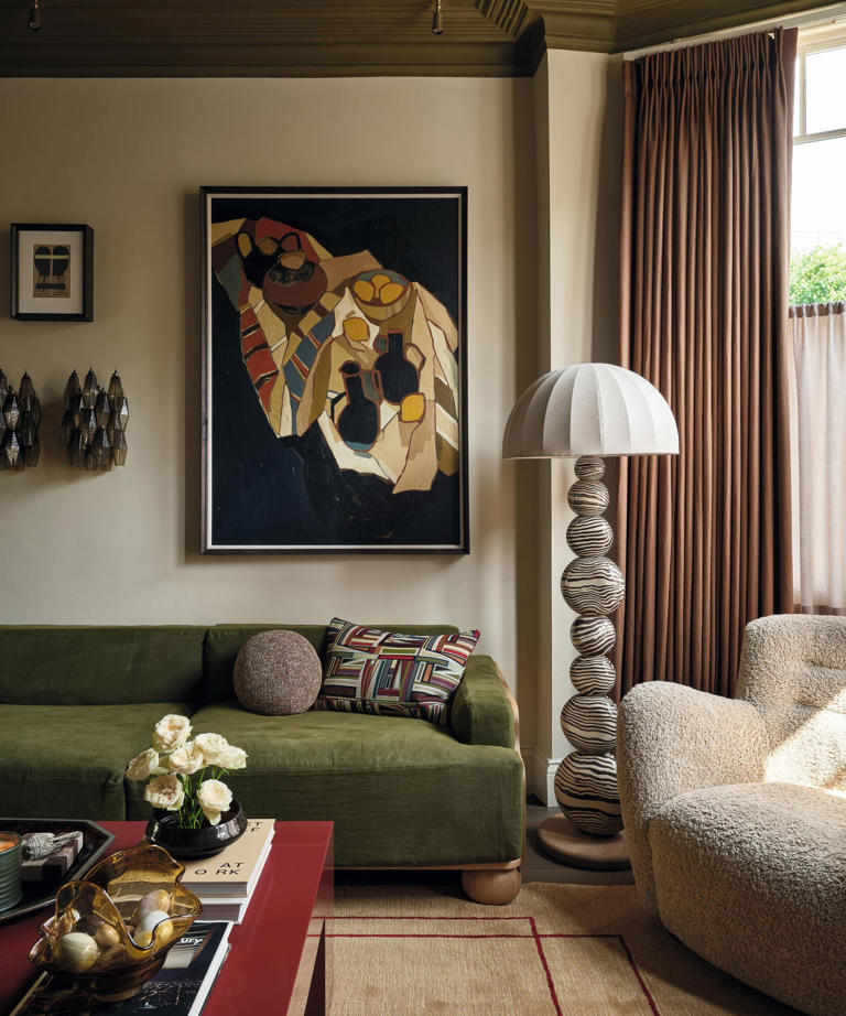 I love the coziness of beige, but will it make my living room look boring?