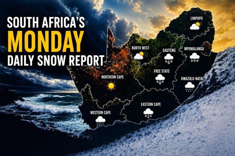 Daily snow report: four provinces now under warning