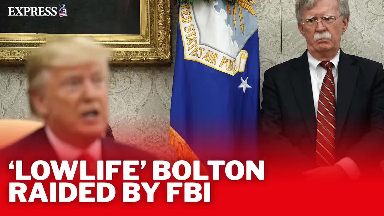 Trump slams Bolton amid FBI raid