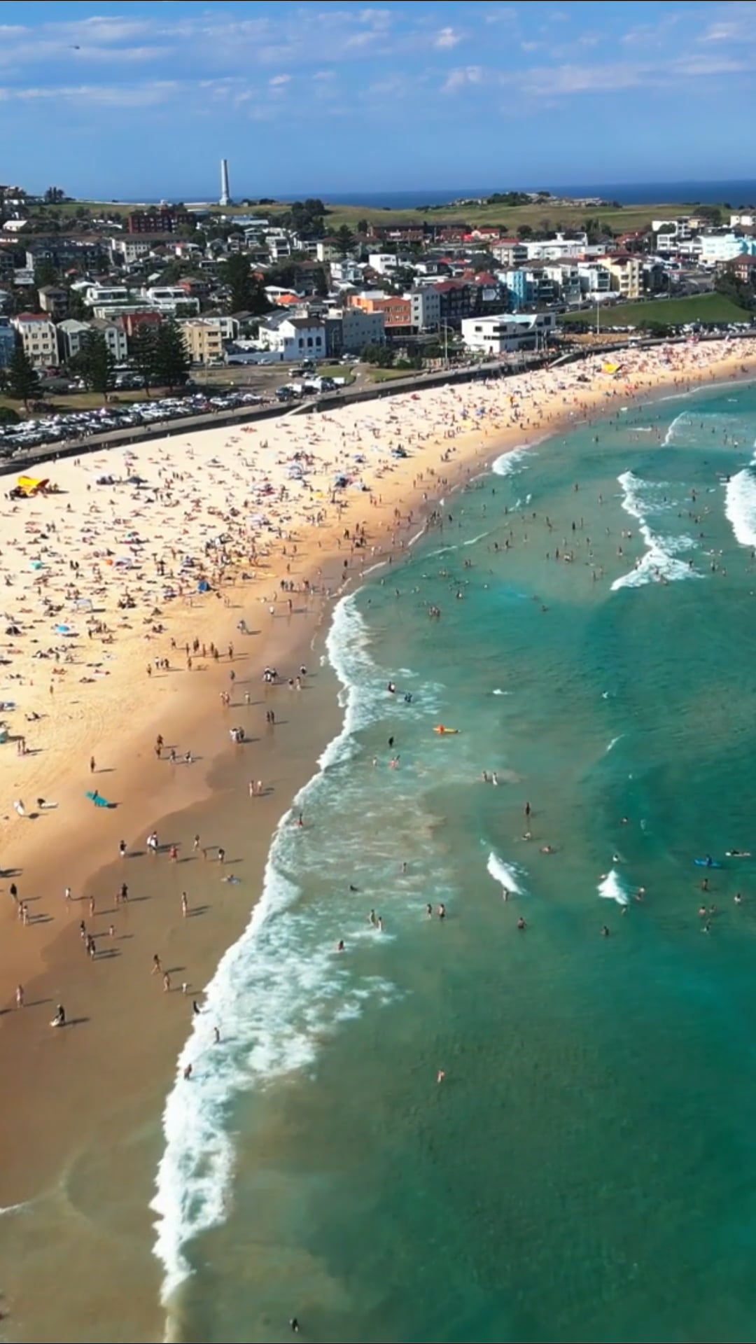 Bondi Beach: Drone views of Sydney's iconic coastal landmark