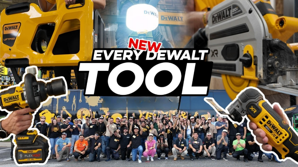 DEWALT tools: Key highlights from the black & yellow event