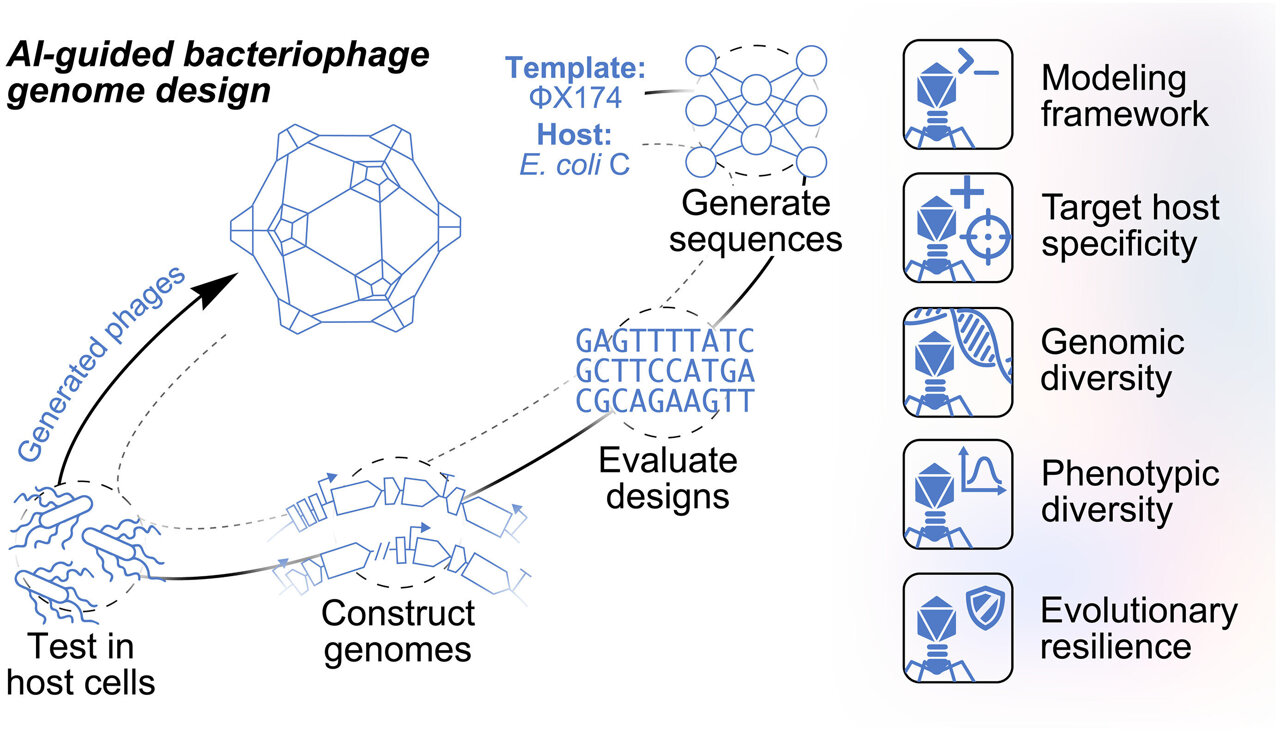 Sixteen AI-designed viruses offer a new route against drug-resistant ...