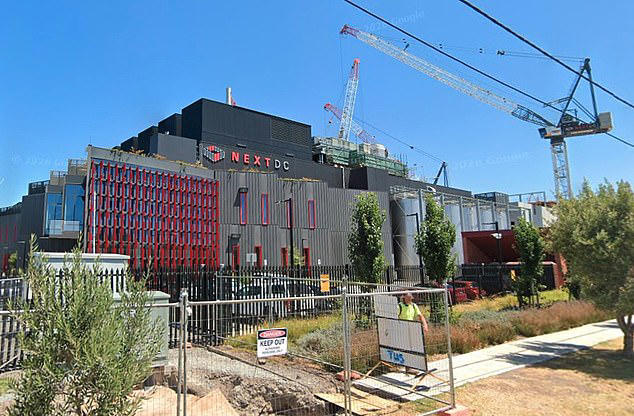 A newly-built data centre on Indwe Street in West Footscray, Melbourne where residents are complaining about the size and noise produced from the facility