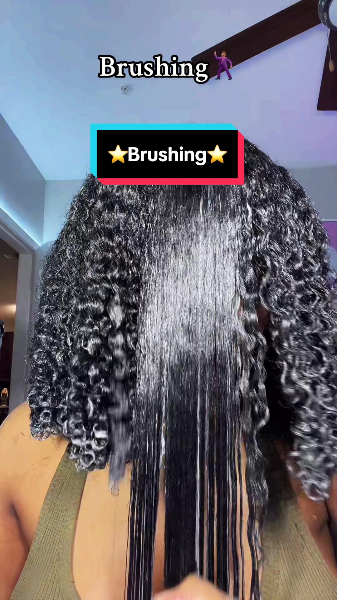 Gentle detangling routine for healthy afro hair