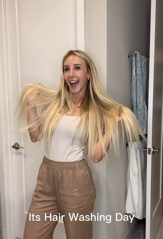 Hair washing night with vegan haircare