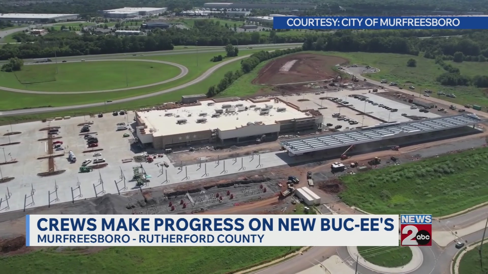 Crews make progress on new Buc-ee's