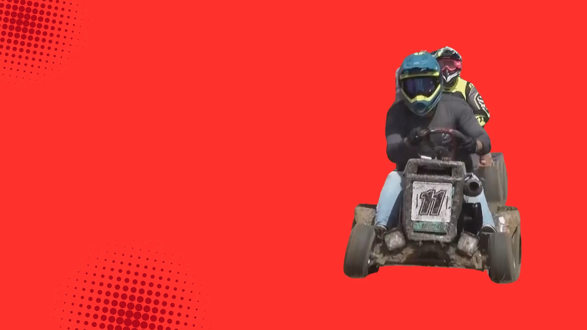Only in the UK - Lawnmower racing in pure Le Mans spirit