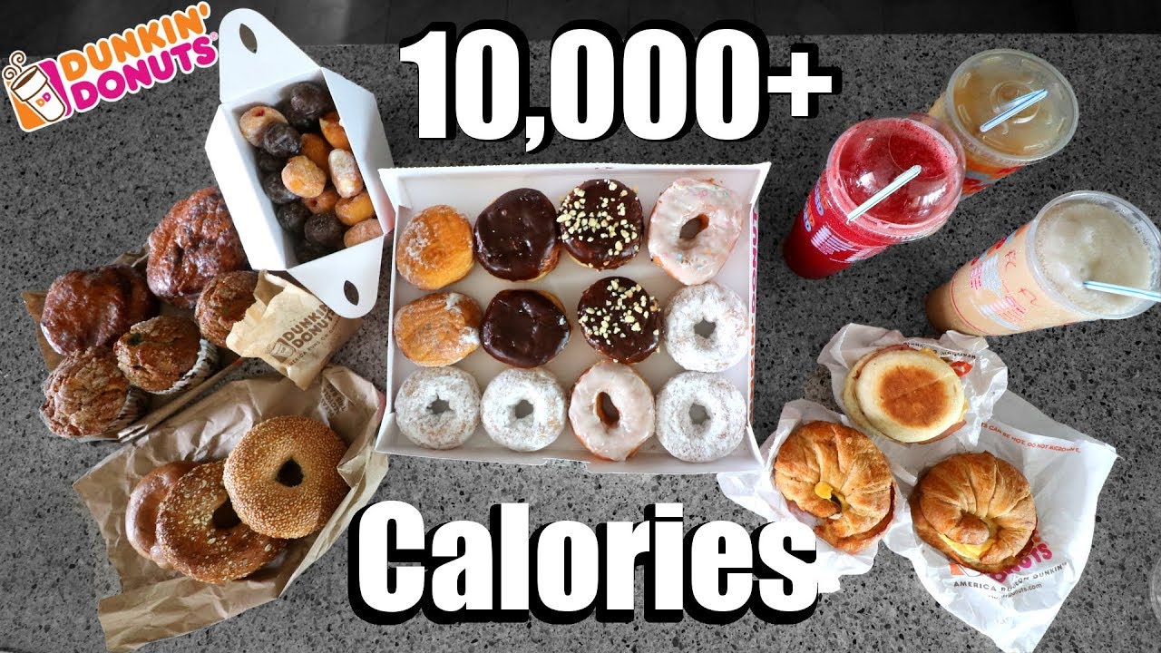 Dunkin' Donuts 10,000(+) calorie challenge