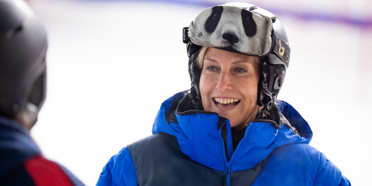 Sophie, Duchess of Edinburgh, hits the slopes indoors to mark a new royal patronage