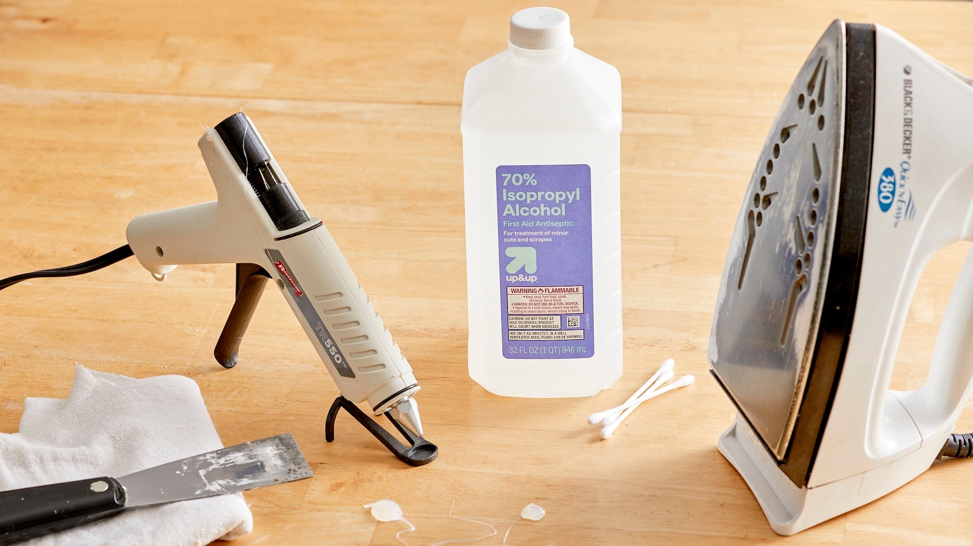 How to remove hot glue